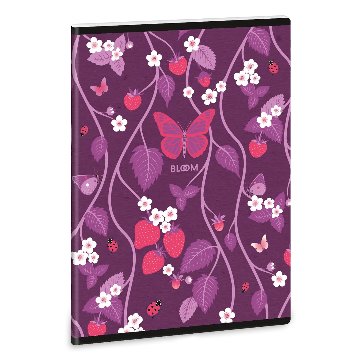 Ars Una Bloom Papillon A/5 extra kapcsos füzet-ponthálós