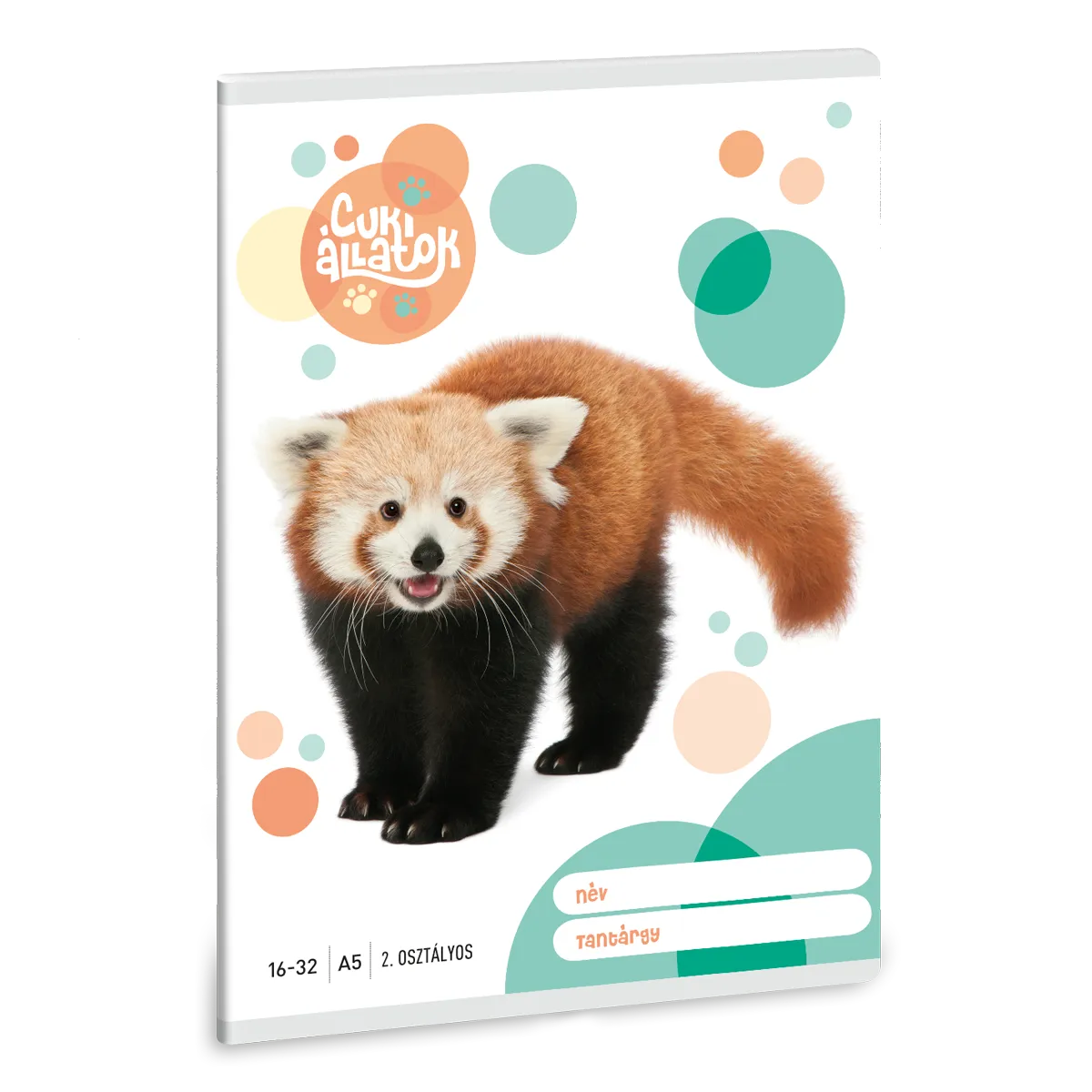 Ars Una Cuki Állatok - Vörös Panda A/5 2. oszt. füzet 16-32