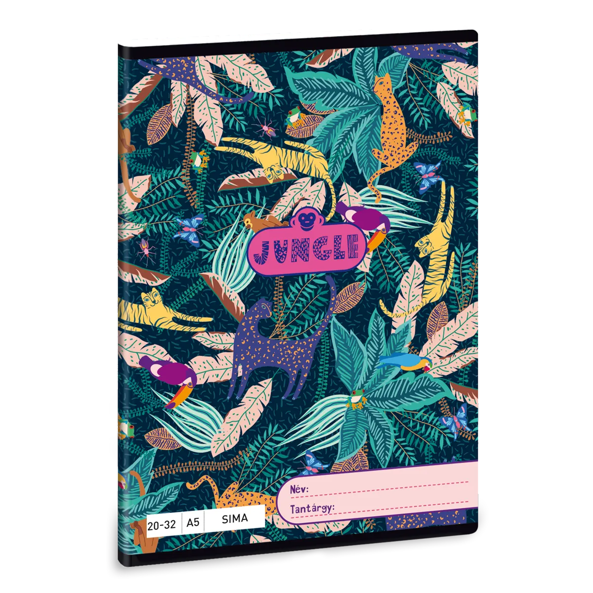 Ars Una Jungle A/5 sima füzet 20-32