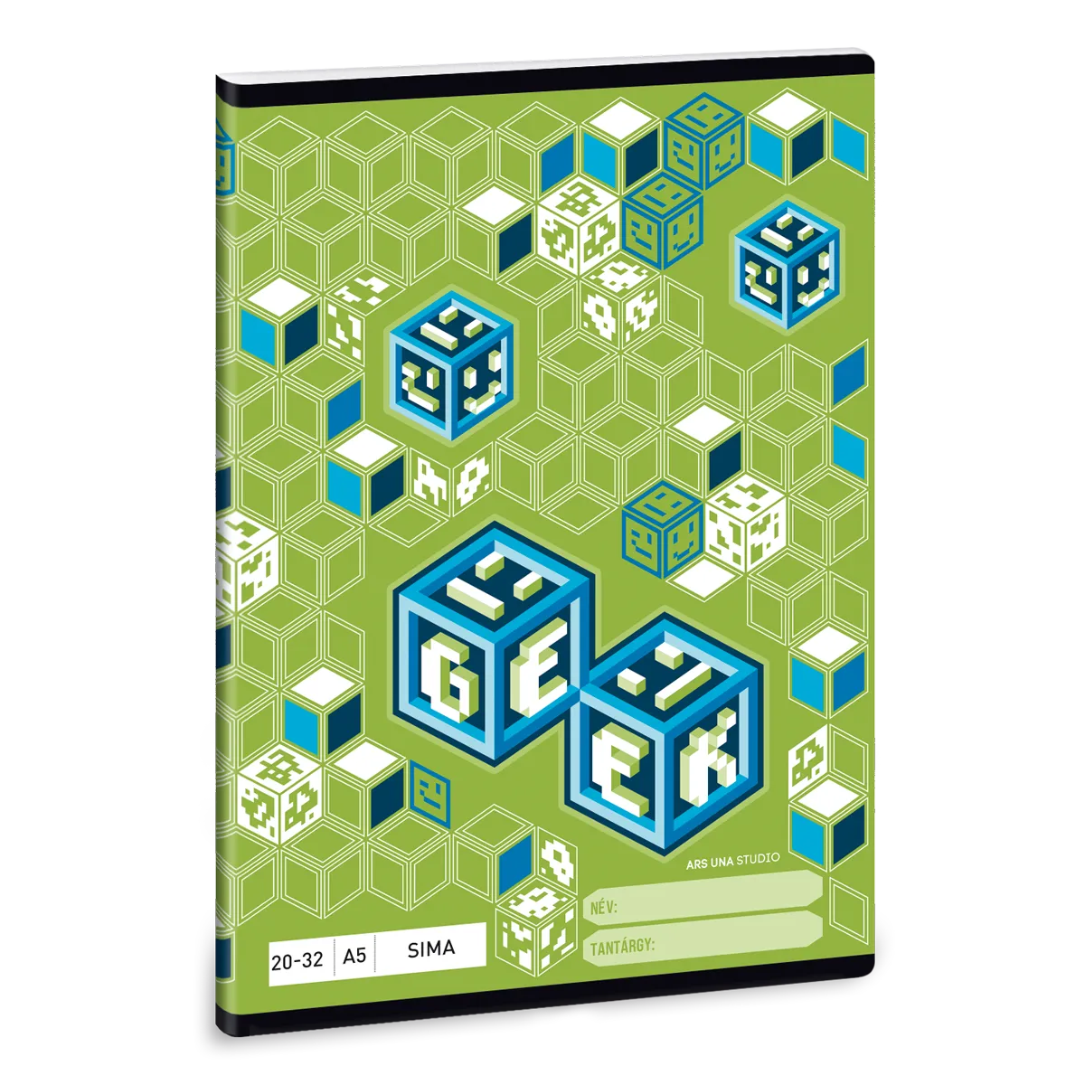 Ars Una Geek A/5 sima füzet 20-32