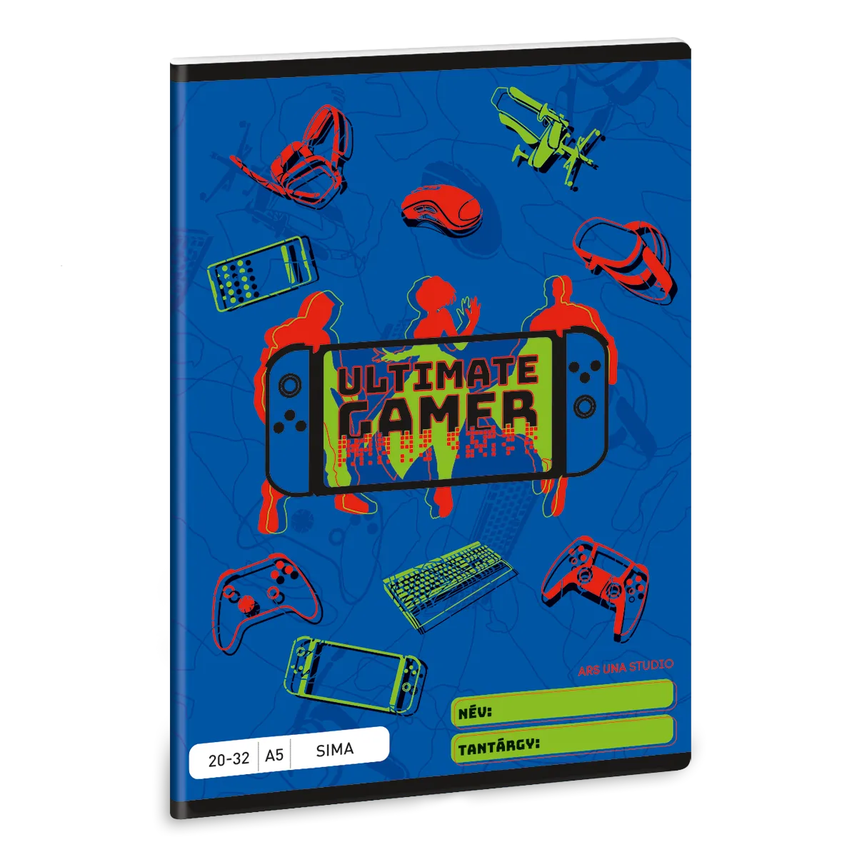 Ars Una Ultimate Gamer A/5 sima füzet 20-32