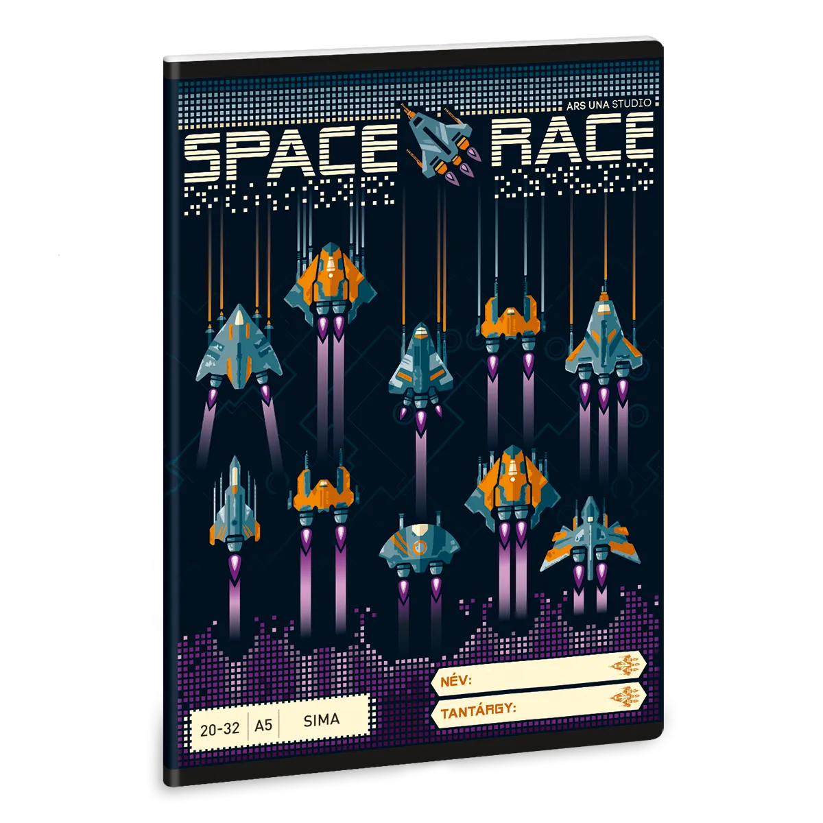 Ars Una Space Race A/5 sima füzet 20-32