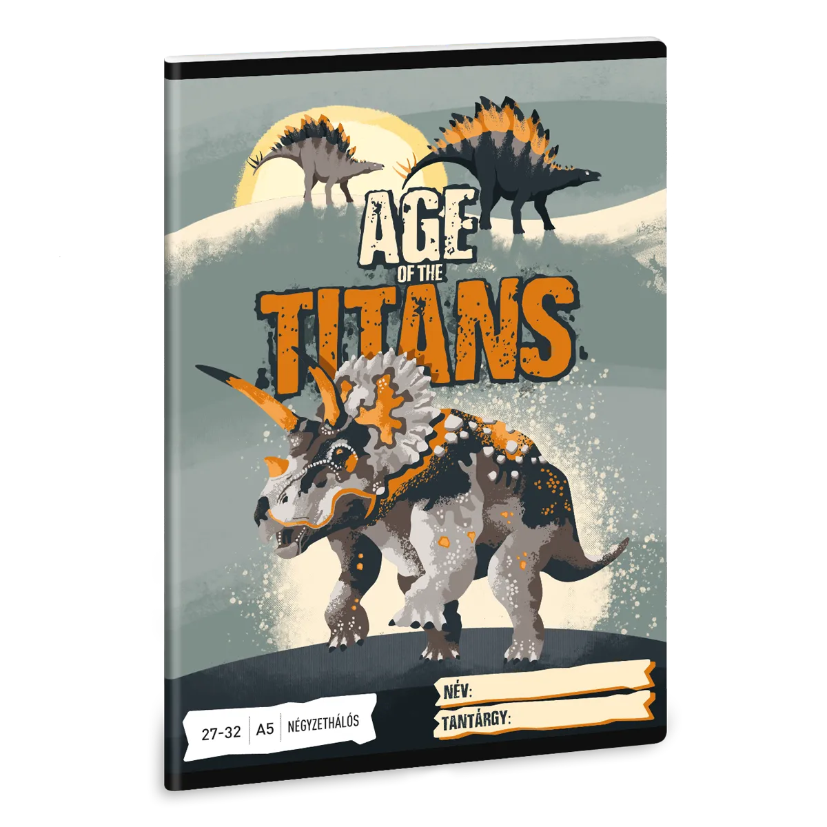 Ars Una Age of the Titans A/5 négyzethálós füzet 27-32