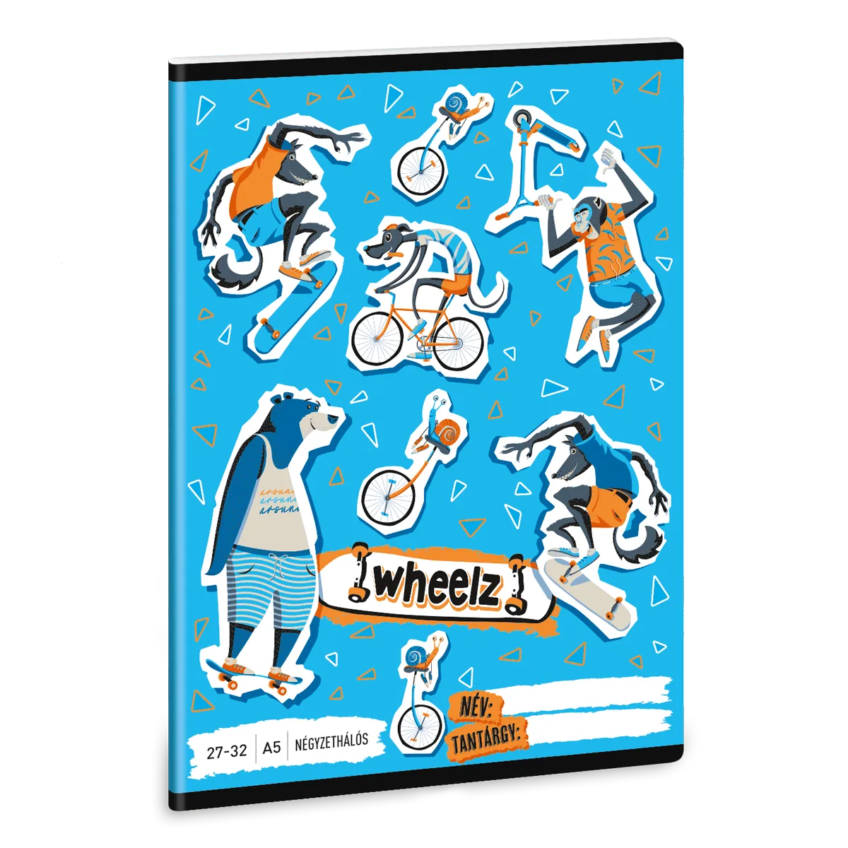 Ars Una Wheelz A/5 négyzethálós füzet 27-32