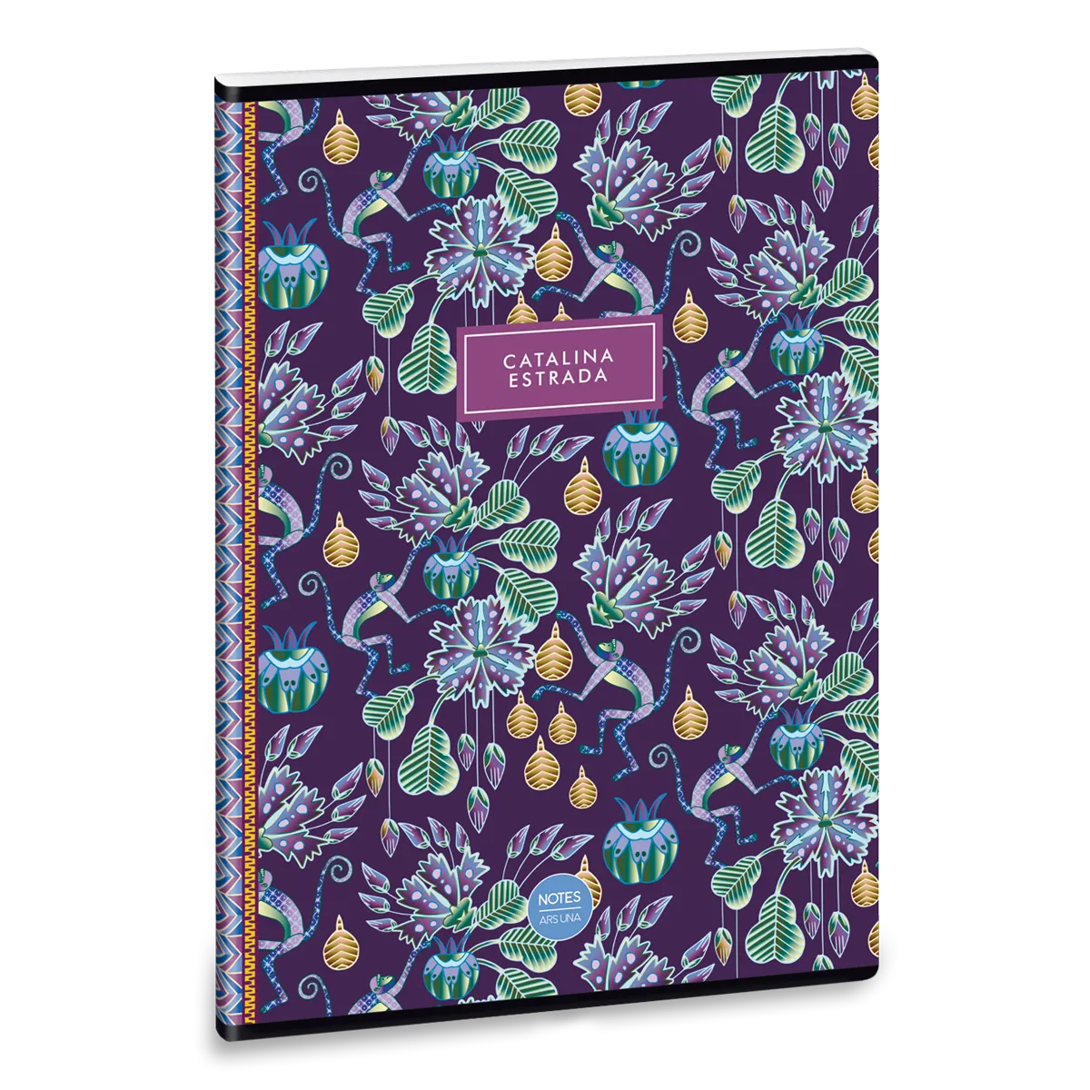 Catalina Estrada Purple Monkey A/4 extra kapcsos füzet-sima
