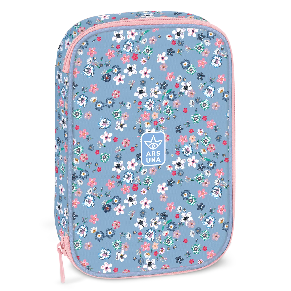 Ars Una Pearl Blossom blue többszintes tolltartó