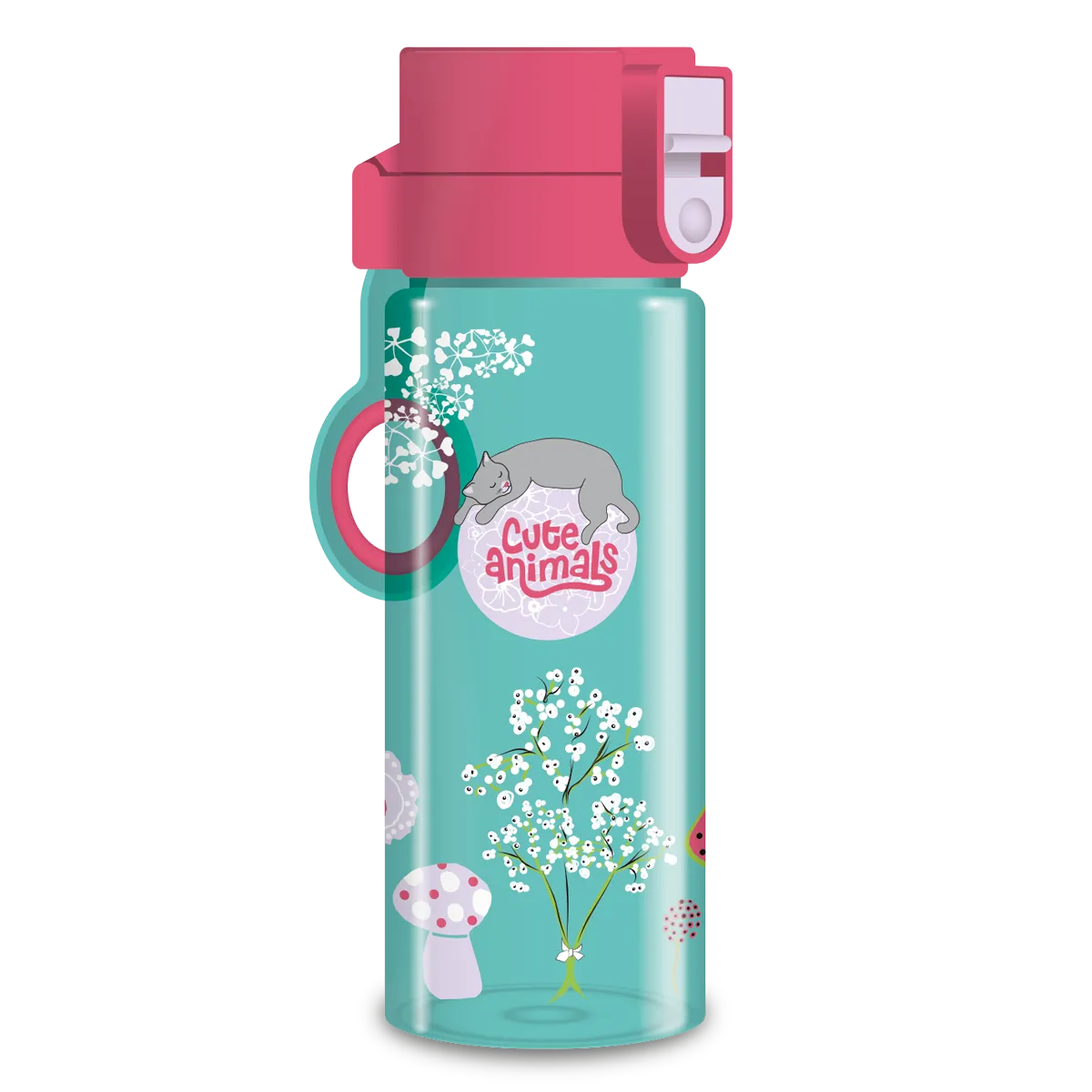 Ars Una Cute Animals-kitten BPA-mentes kulacs-475 ml