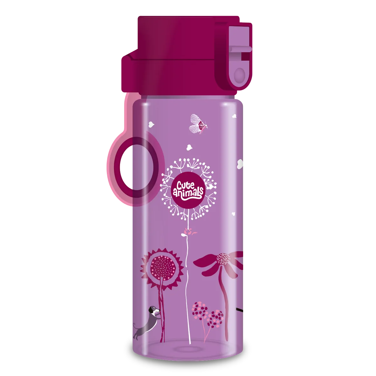 Ars Una Cute Animals-puppy BPA-mentes kulacs-475 ml