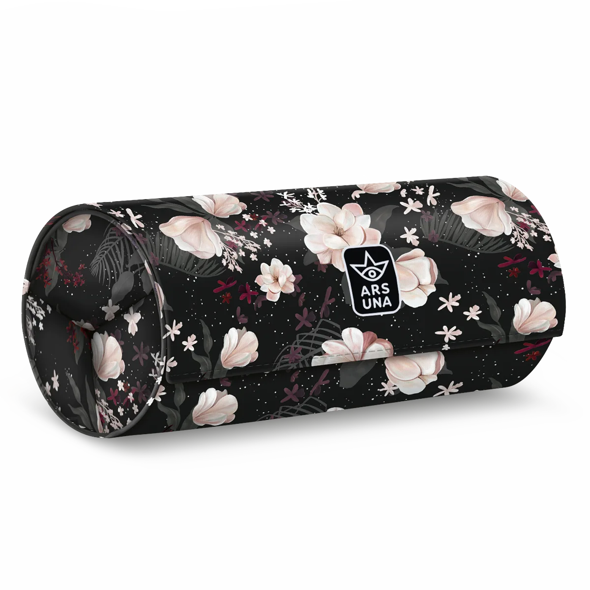 Ars Una Flowery black feltekerhető tolltartó
