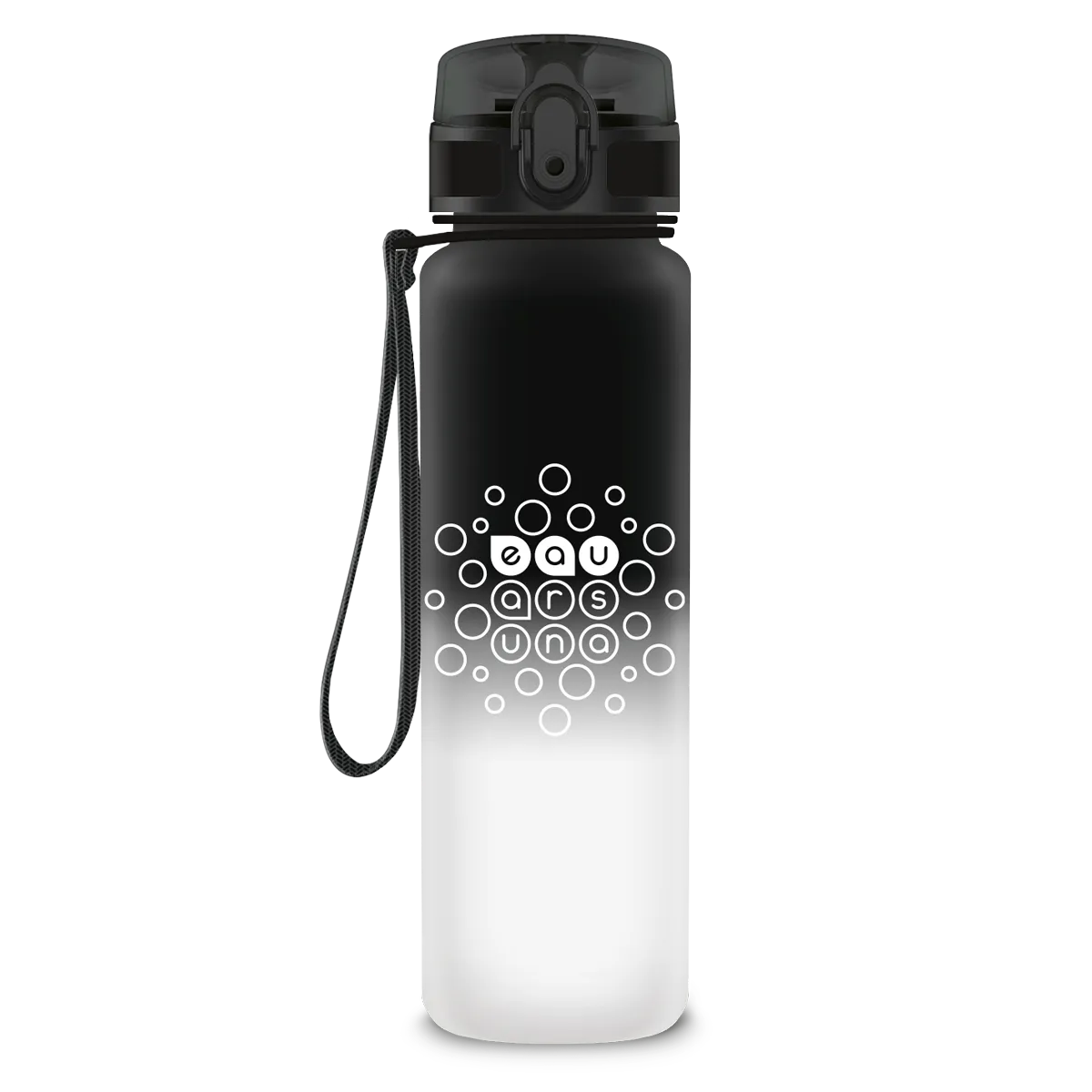 Ars Una BPA-mentes színátmenetes kulacs matt - 600 ml - Black&White