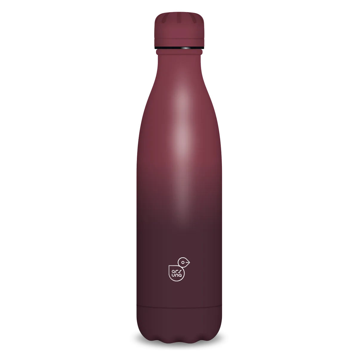 Ars Una duplafalú fémkulacs-500 ml - Brown-terracotta