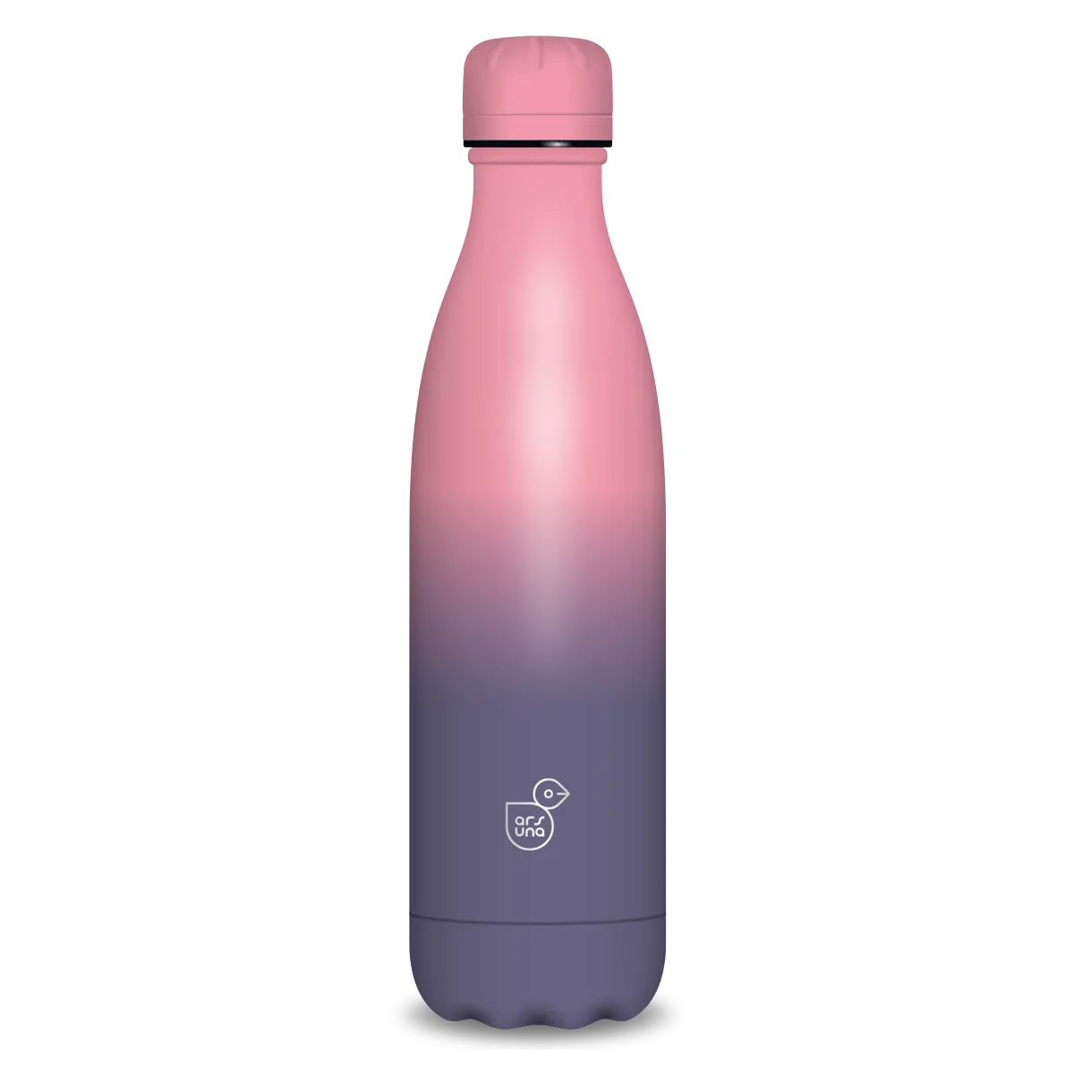 Ars Una duplafalú fémkulacs-500 ml - Purple-Dark pink