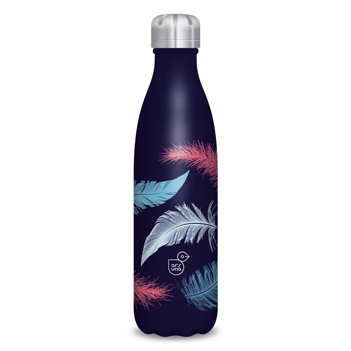 Ars Una duplafalú fémkulacs-500 ml - Feather-dark