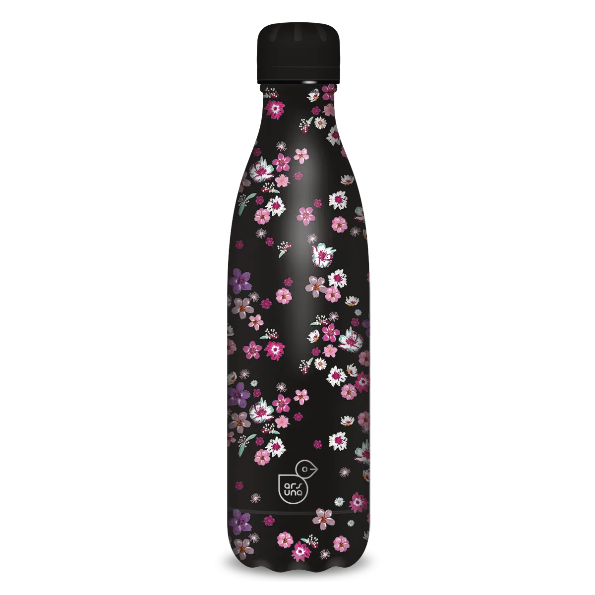 Ars Una duplafalú fémkulacs-500 ml - Pearl Blossom black