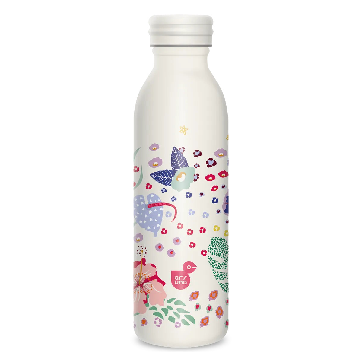 Ars Una duplafalú fémkulacs-600 ml - Cream Hibiscus