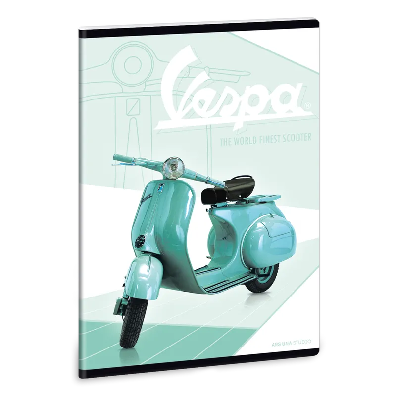 Vespa Retro A/5 extra kapcsos füzet-vonalas