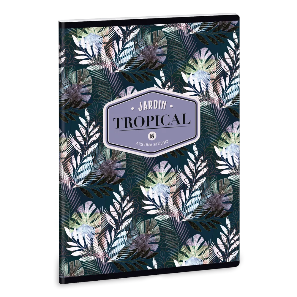 Ars Una Tropical Palm Leaf A/5 extra kapcsos füzet-négyzethálós