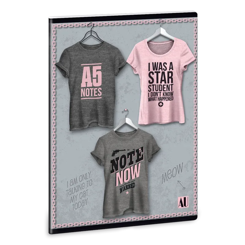 Ars Una Shirt 1 A/5 extra kapcsos füzet-sima
