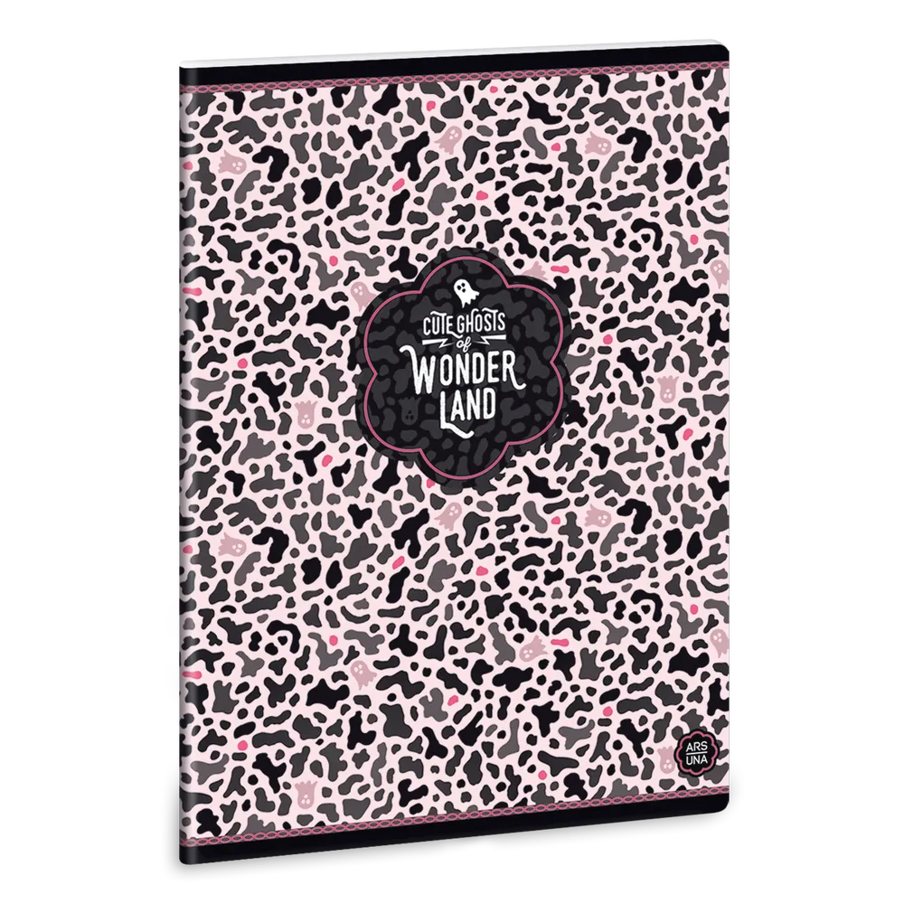 Ars Una Wonderland Ghost-pink A/5 extra kapcsos füzet-sima