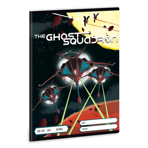 Ars Una The Ghost Squadron űrhajós A/5 sima füzet 20-32