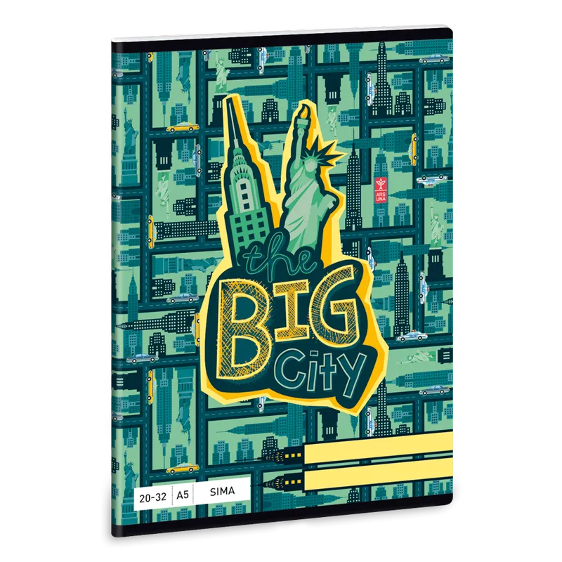 Ars Una The Big City A/5 sima füzet 20-32