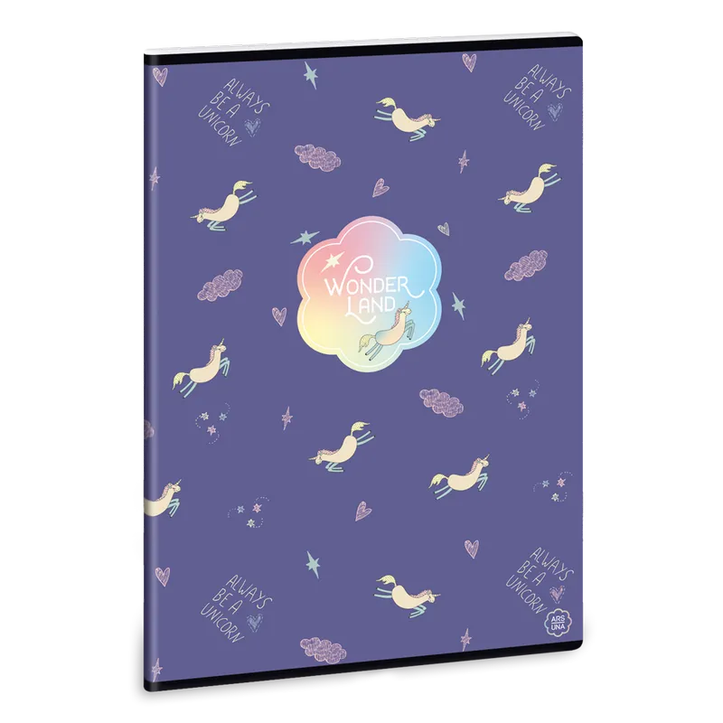 Ars Una Wonderland Unicorn A/4 extra kapcsos füzet-sima