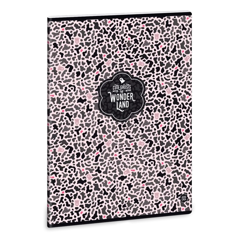 Ars Una Wonderland Ghost-pink A/4 extra kapcsos füzet-sima